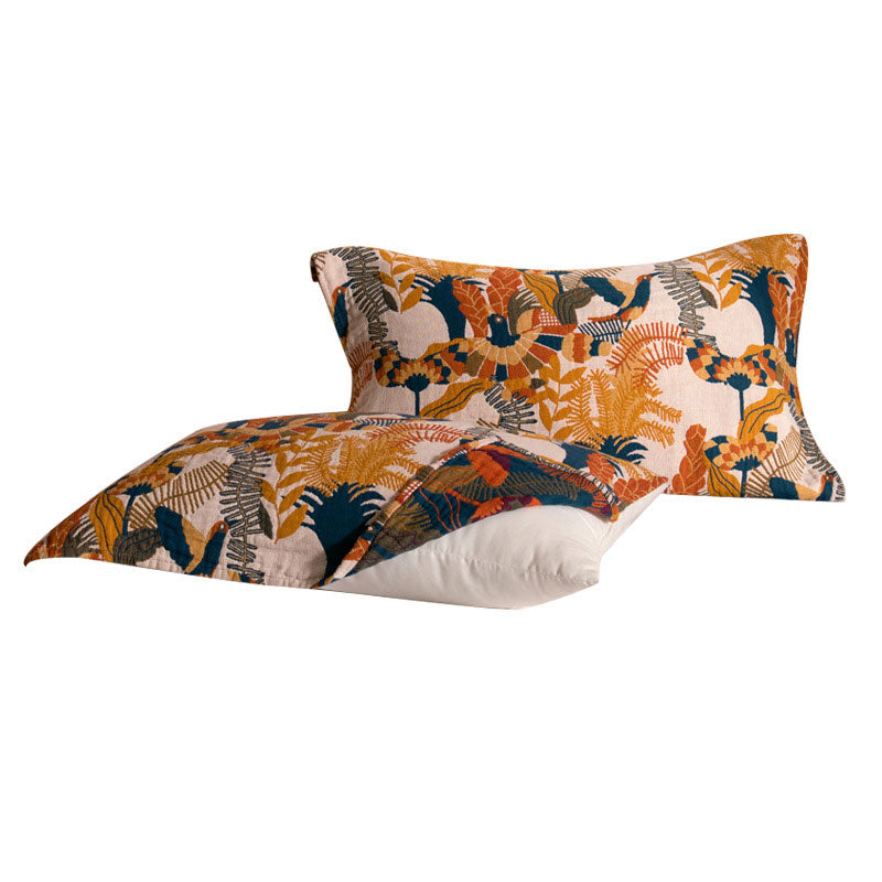 Ownkoti Boho Cotton Bird Reversible Pillow Towel (2PCS) - image 6