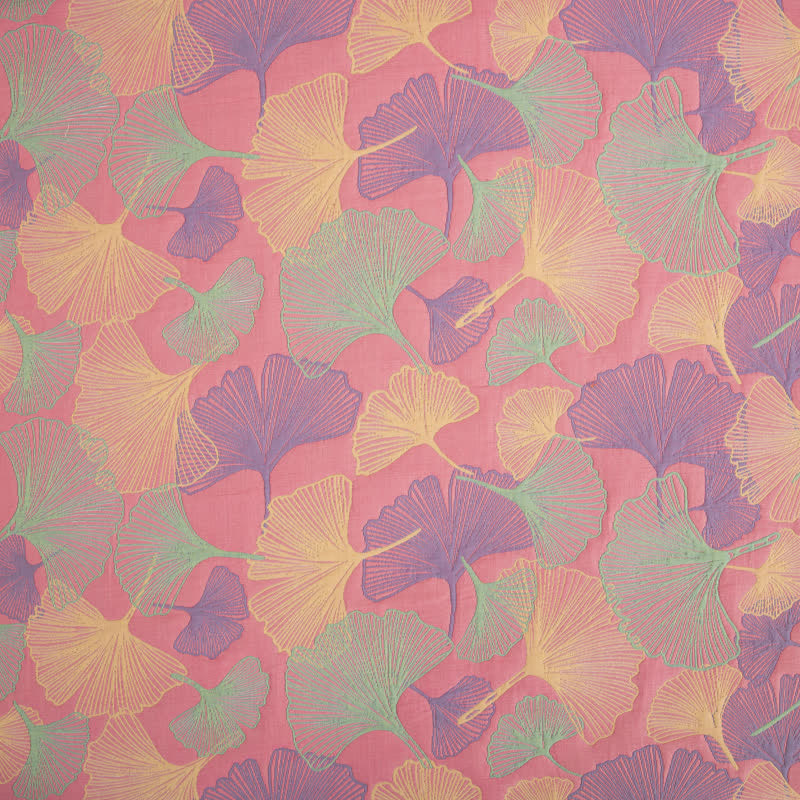 Ginkgo Leaf Three Layers Cotton Gauze Quilt - image 12
