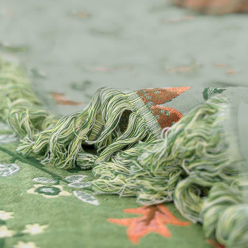 Cotton Gauze Breathable Rural Reversible Quilt - image 9