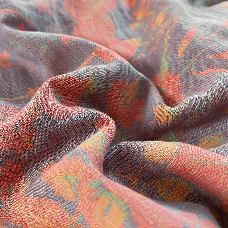 Lotus Pond Cotton Gauze Bedding Set (4PCS) - image 10