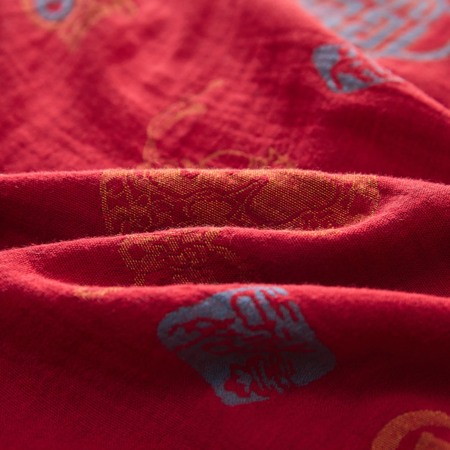 Cotton Gauze Chinese Character Bedding Set (4PCS) - image 13