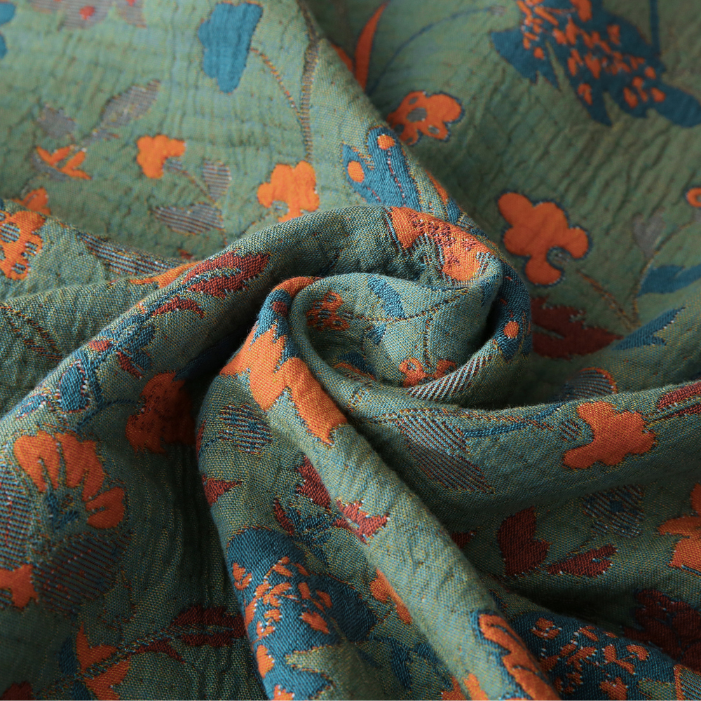 Retro Flower Pure Cotton Reversible Quilt - image 7