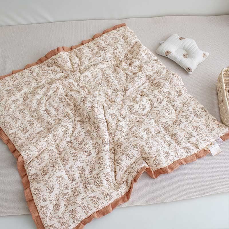Pastoral Style Cotton Cozy Baby Quilt - image 4