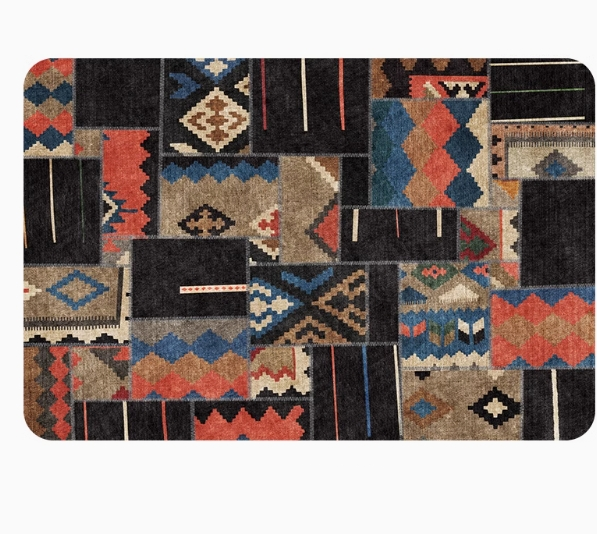 Luxurious Geometric Anti-slip Soft Bath Mat - image 2