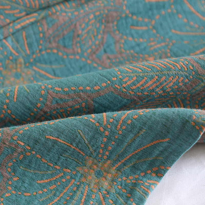 Yarn-dyed Floral Cotton Nightwear Set - image 10