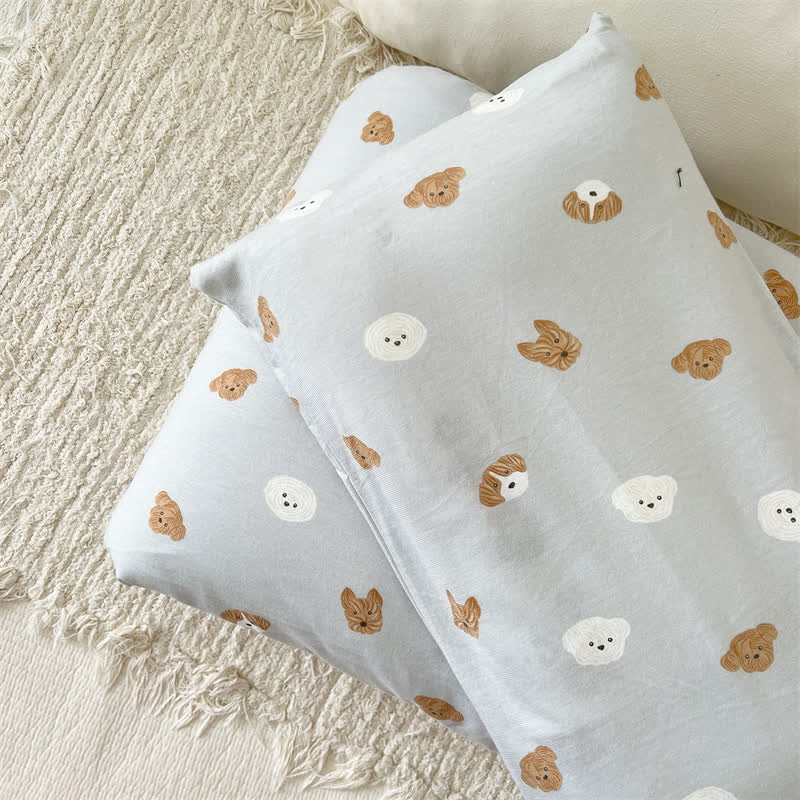 Cute Dog Cotton Duvet Cover with Comforter - image 8