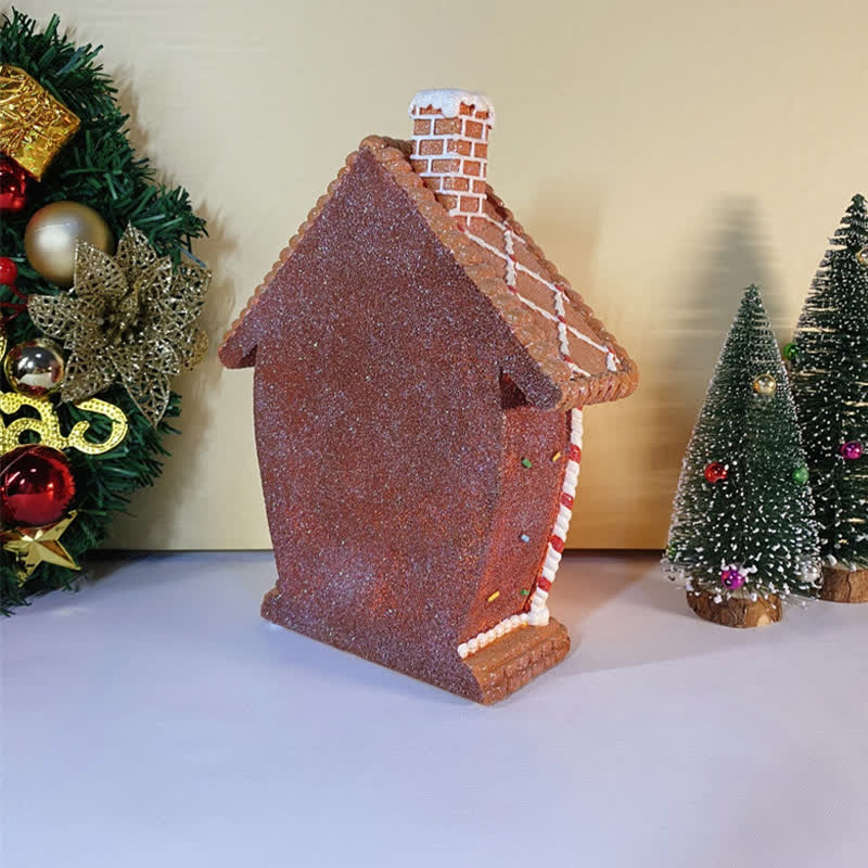 Christmas Glowing Gingerbread House Ornament - image 4