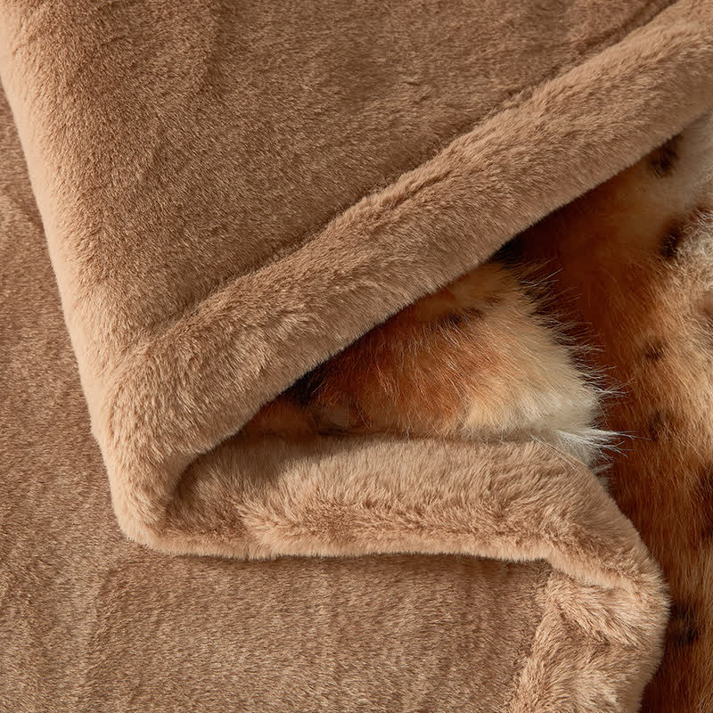 Luxurious Double Layer Faux Fur Throw Blanket - image 6