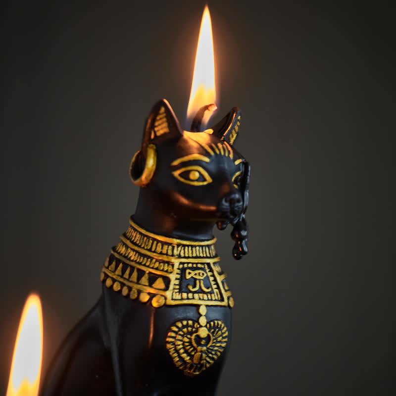 Egyptian Cat Home Decor Scented Candle - image 7