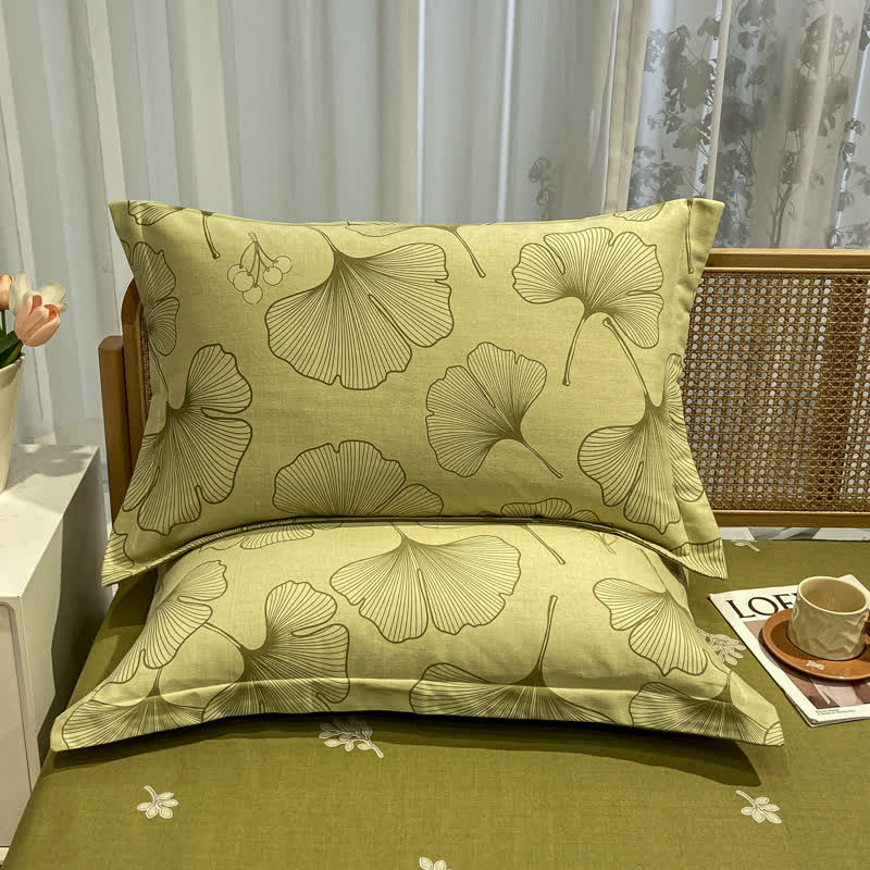 Brushed Cotton Ginkgo Leaf Bedding - image 2