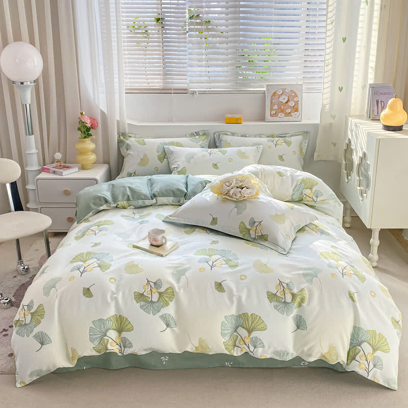 Refresh Ginkgo Leaf Pure Cotton Bedding - image 1