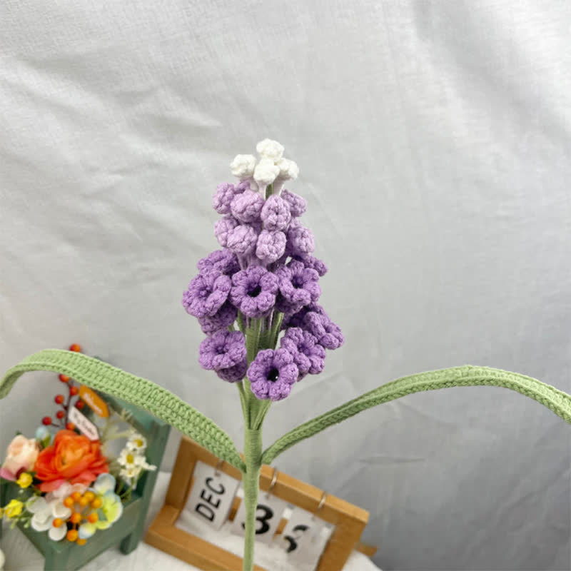 Hand-woven Grape Hyacinth Ornament - Purple - 16.14'' H X 0.87'' W X 0.87'' D - image 8