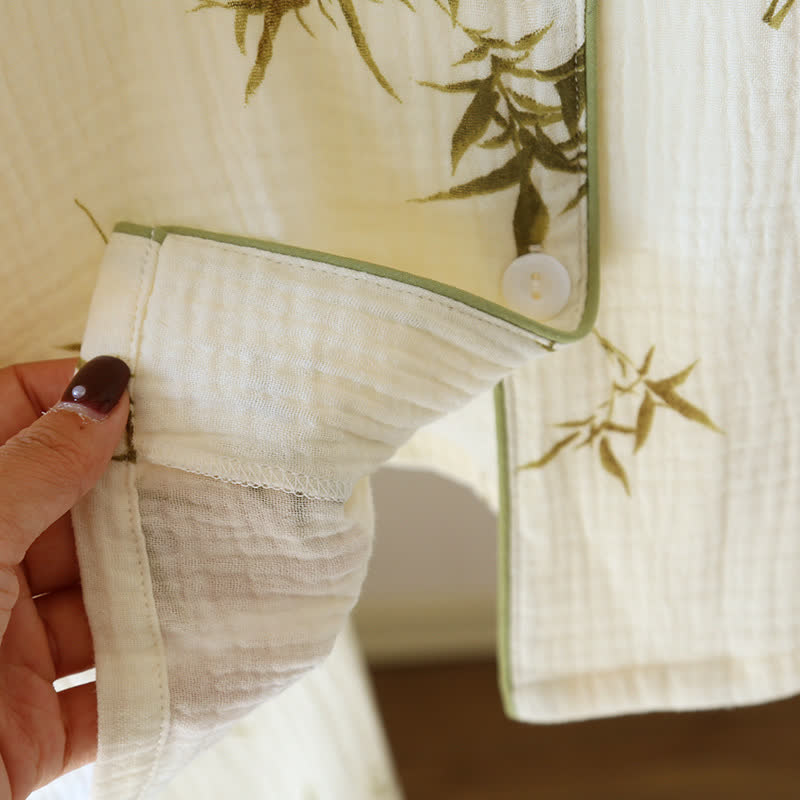 Cotton Gauze Rural Persimmon Loungewear Set - image 6