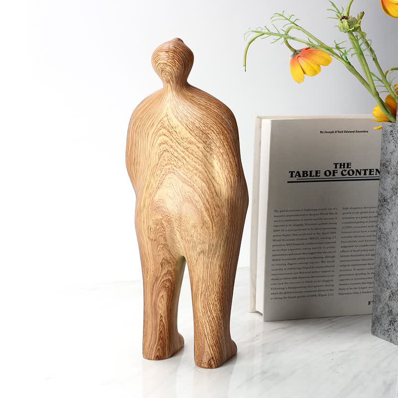 Wood Grain Figure Creative Decoration Ornament - image 3