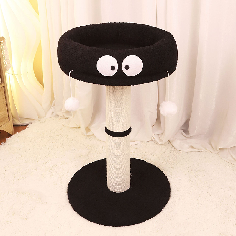 Cartoon Vertical Cat Scratching Post Bed - image 6