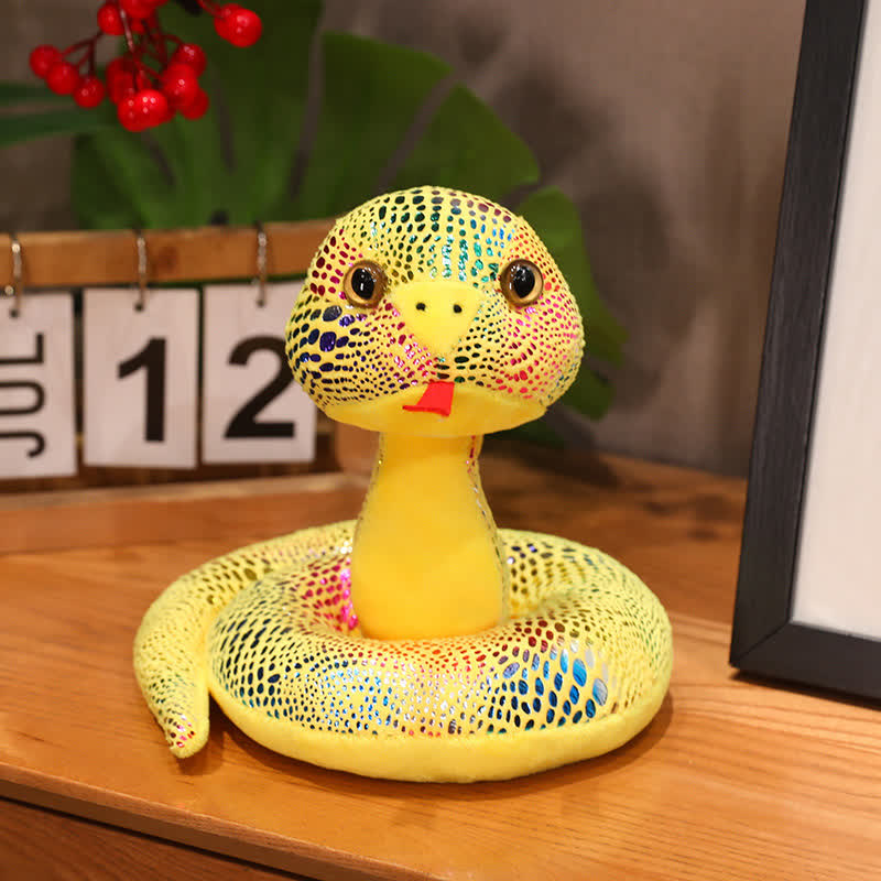 Colorful Mascot Snake New Year Gift - Yellow - 1.57"W x7.87"L x 7.87"H - image 13