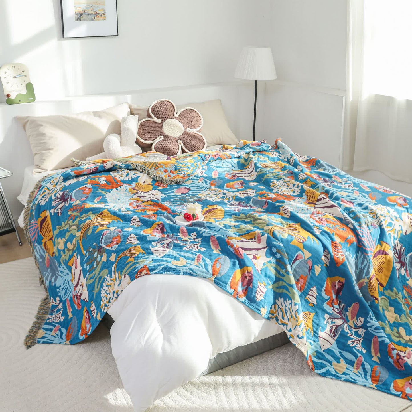 Underwater World Cotton Gauze Blanket - image 4