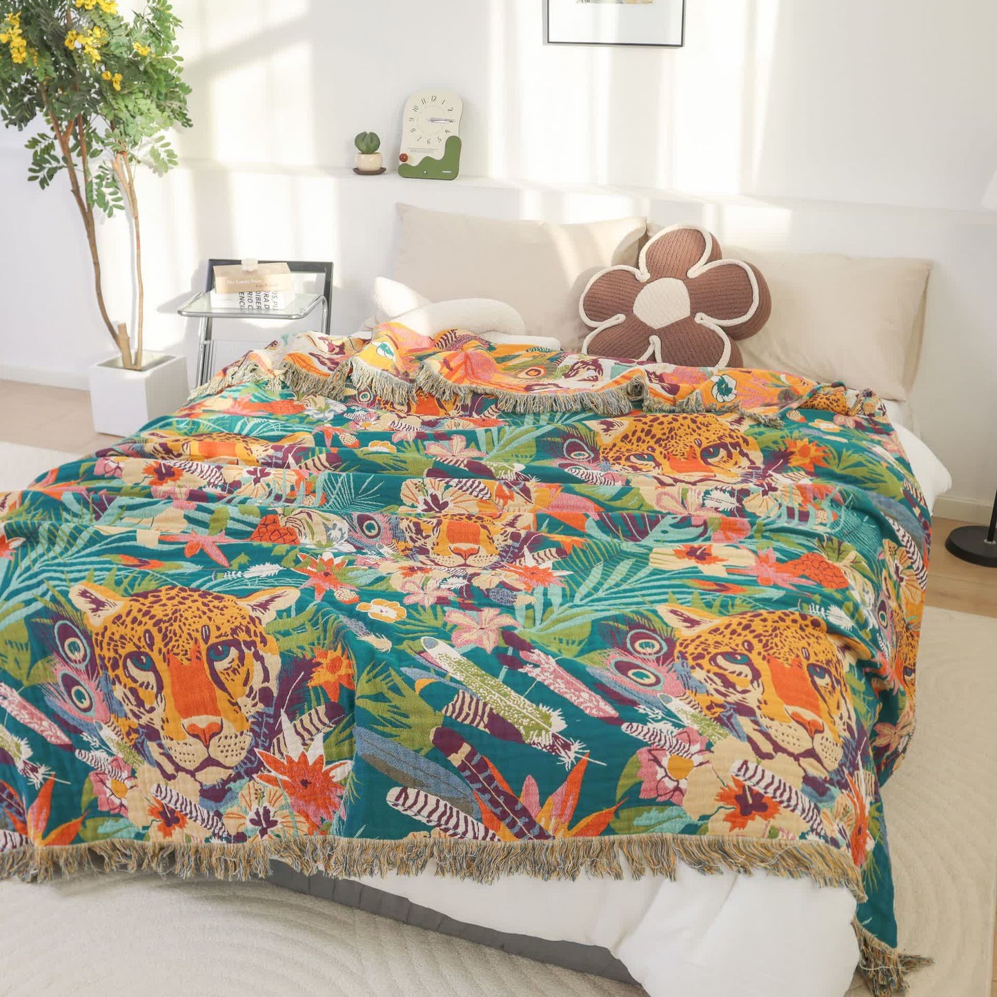 Pure Cotton Tropical Style Lighweight Blanket - image 4