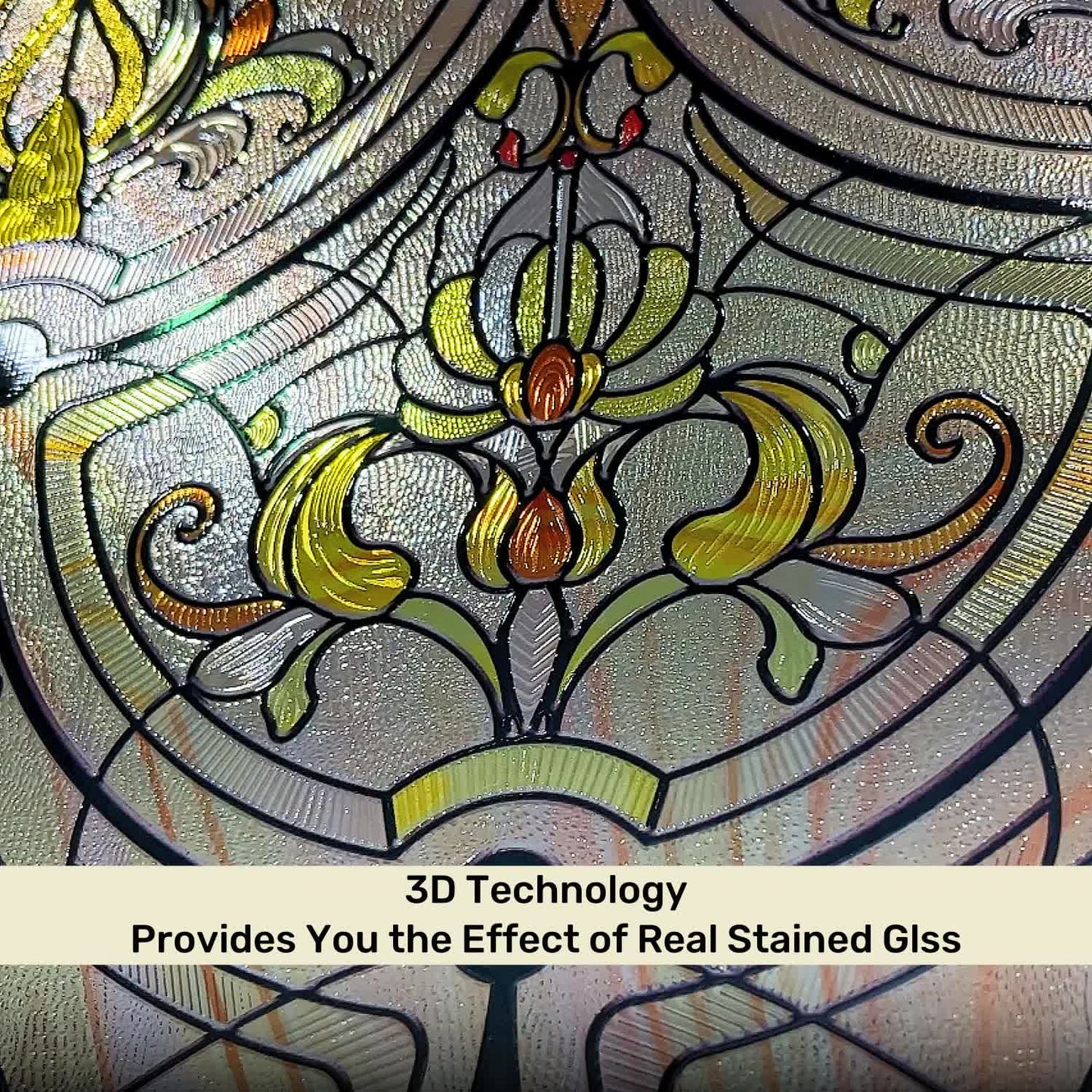 Vintage Static Window Privacy Film - image 8