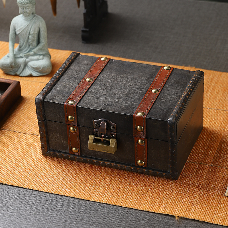 Wooden Retro Functional Storage Box - image 4
