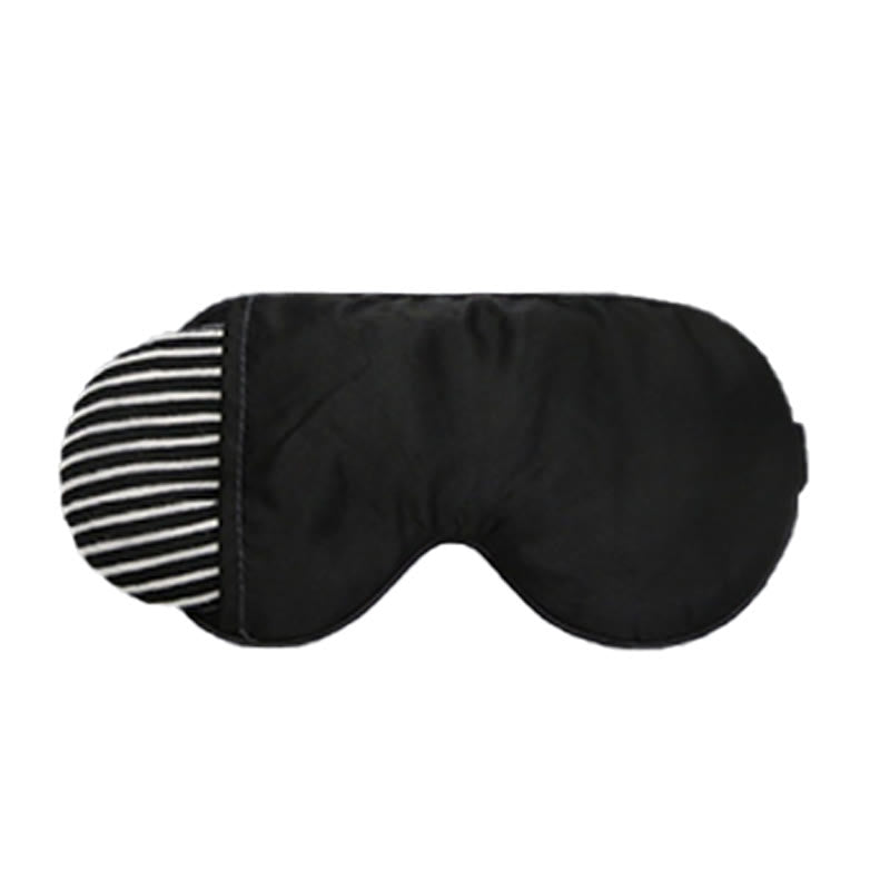 Solid Color Dark Circle Relief Massage Eye Mask - Black - 8.7" x 4.5" - 1PC - image 5