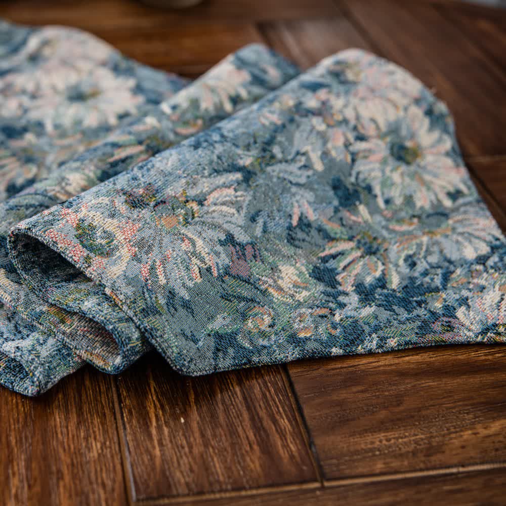 Rural Style Jacquard Vintage Table Runner - image 8