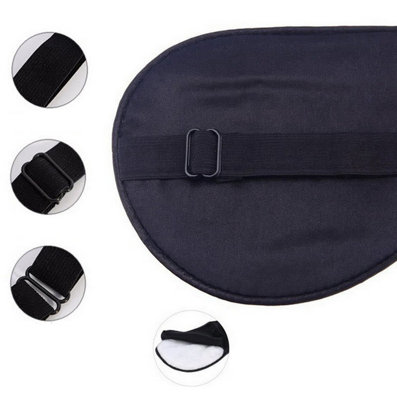 Luxurious Printed Silk Blackout Sleep Eye Mask - image 6