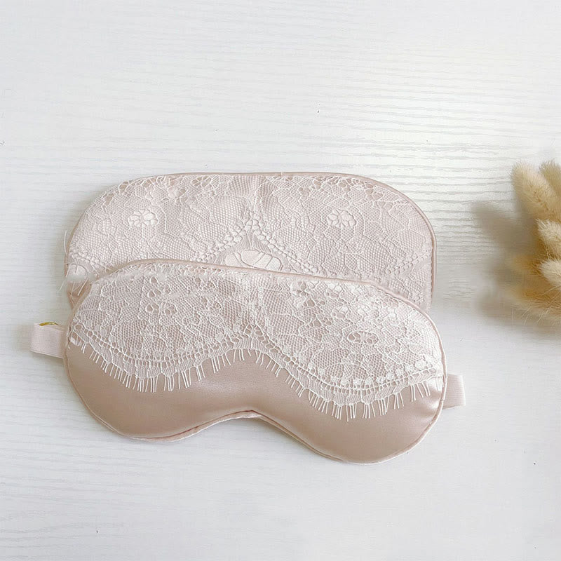 Sexy Lace Imitation Silk Sleep Eye Mask - image 17