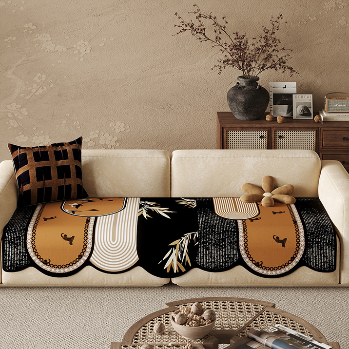 Chenille Vintage Anti-slip Sofa Cover - image 1