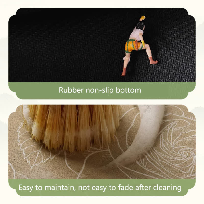 Green Lotus Diatom Mud Anti-slip Bath Mat - image 1