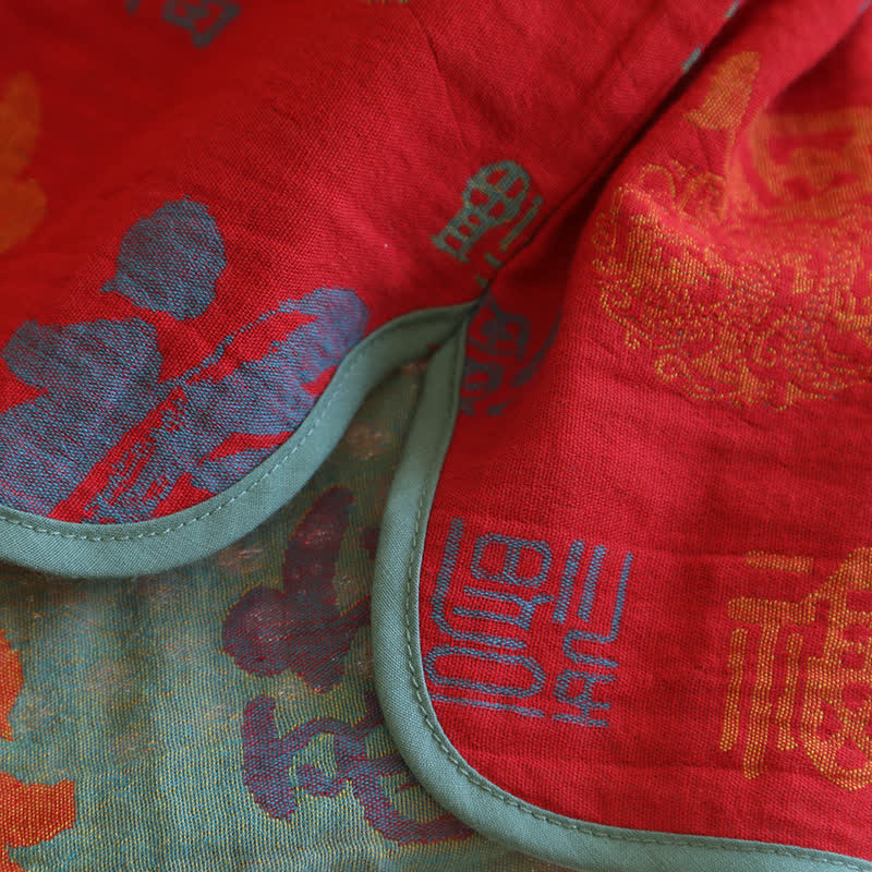 V-neckline Vintage Cotton Gauze Nightwear Set - image 7