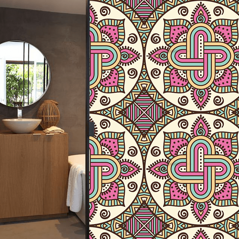 Vintage Privacy Static Frosted Film - D - 19"W x 79"L - image 4