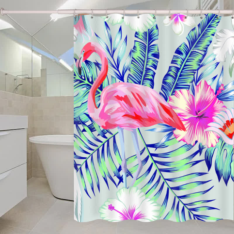Waterproof Tropical Style Shower Curtain - I - 71"W x 86"L - image 8