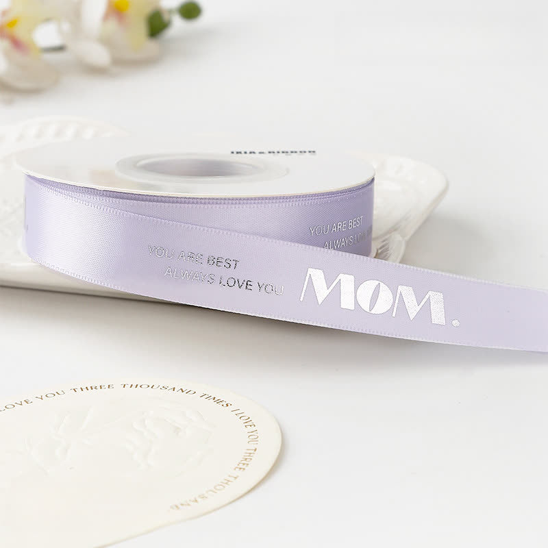 Mother's Day Gift Box Bouquet Wrapping Satin Ribbon - C-0.8" x 86" - 2PCS - image 6