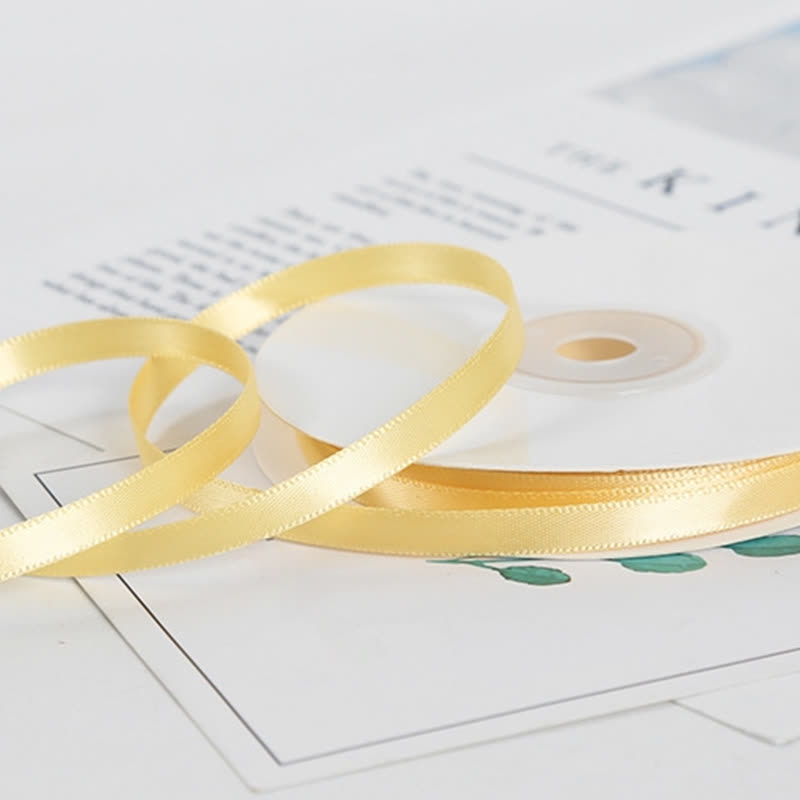 Luxury Gift Packaging Decorative Ribbon - Yellow - 2PCS - 0.2" x 71" - image 17