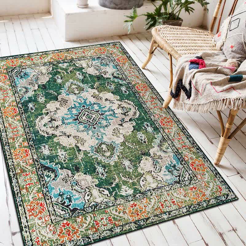 Ethnic Exotic Rectangular Decorative Floor Mat - H - 1PC - 46" x 63" - image 10