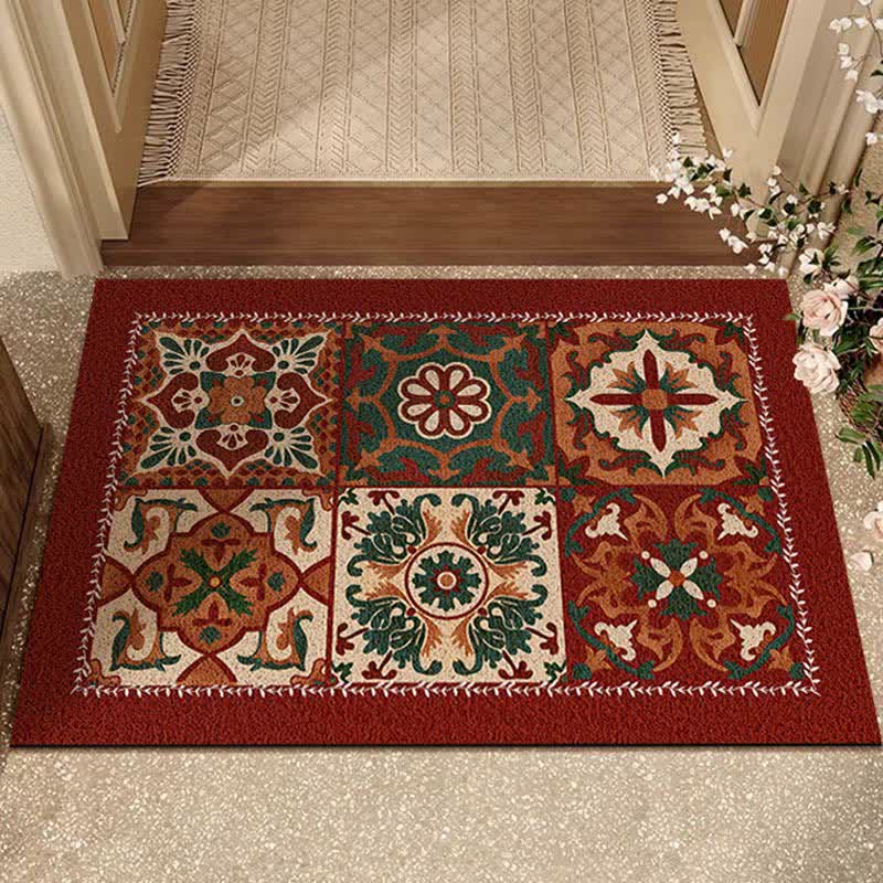 French Retro Geometric Pattern Dust Removal Mat - image 9