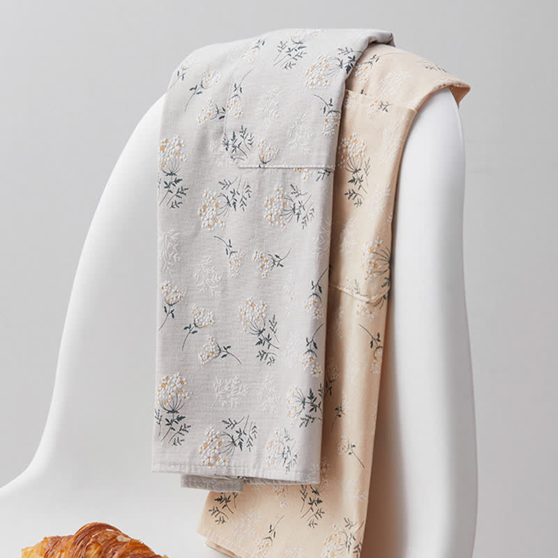 Cute Pastoral Style Floral Breathable Apron - image 4