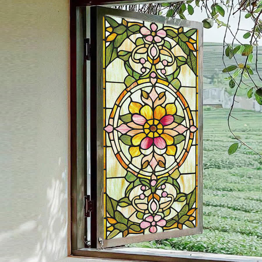 Retro Baroque Style Static Privacy Film - image 8