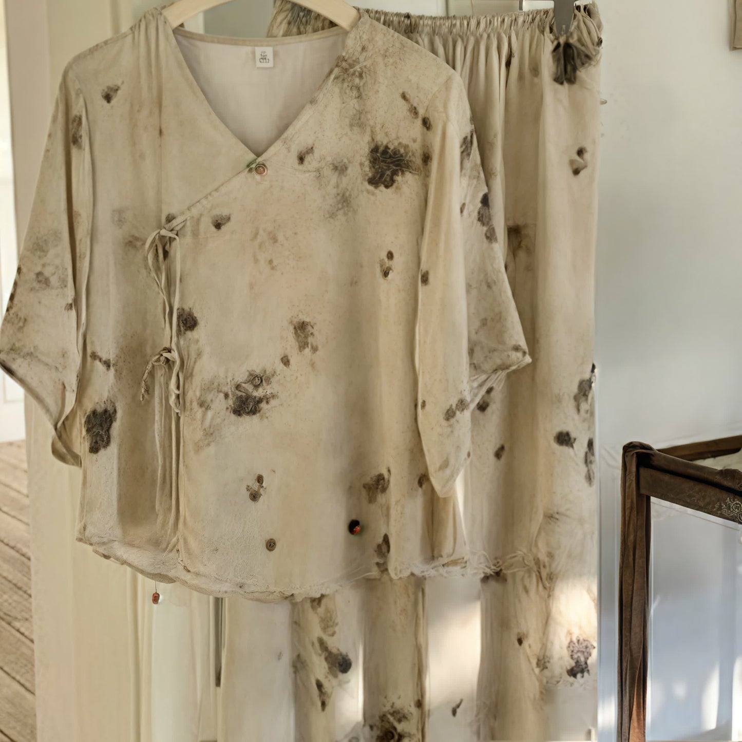 Branch Splash Ink Mid Sleeve Loungewear Set - image 11