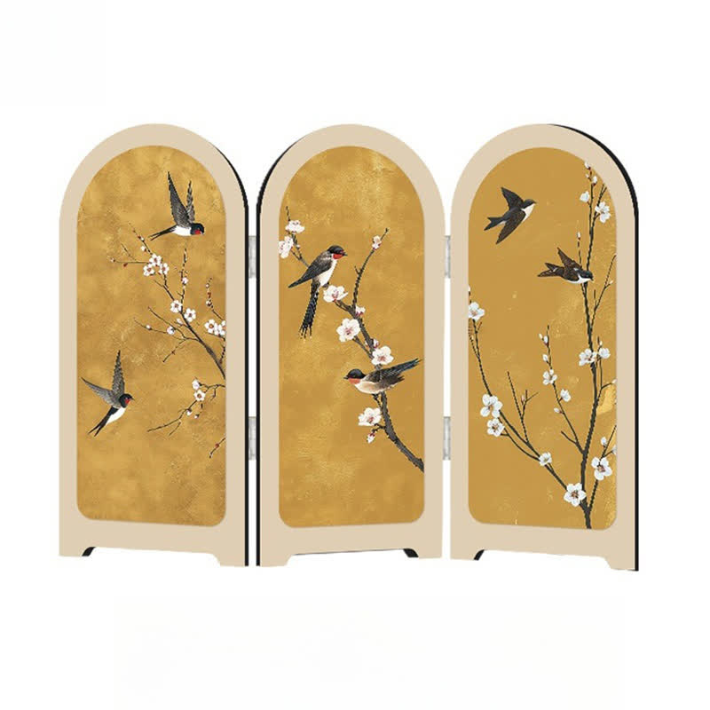 Flying Bird Floral Foldable Home Decor Ornament - C - 3PCS - 16"W x 12"H - image 7