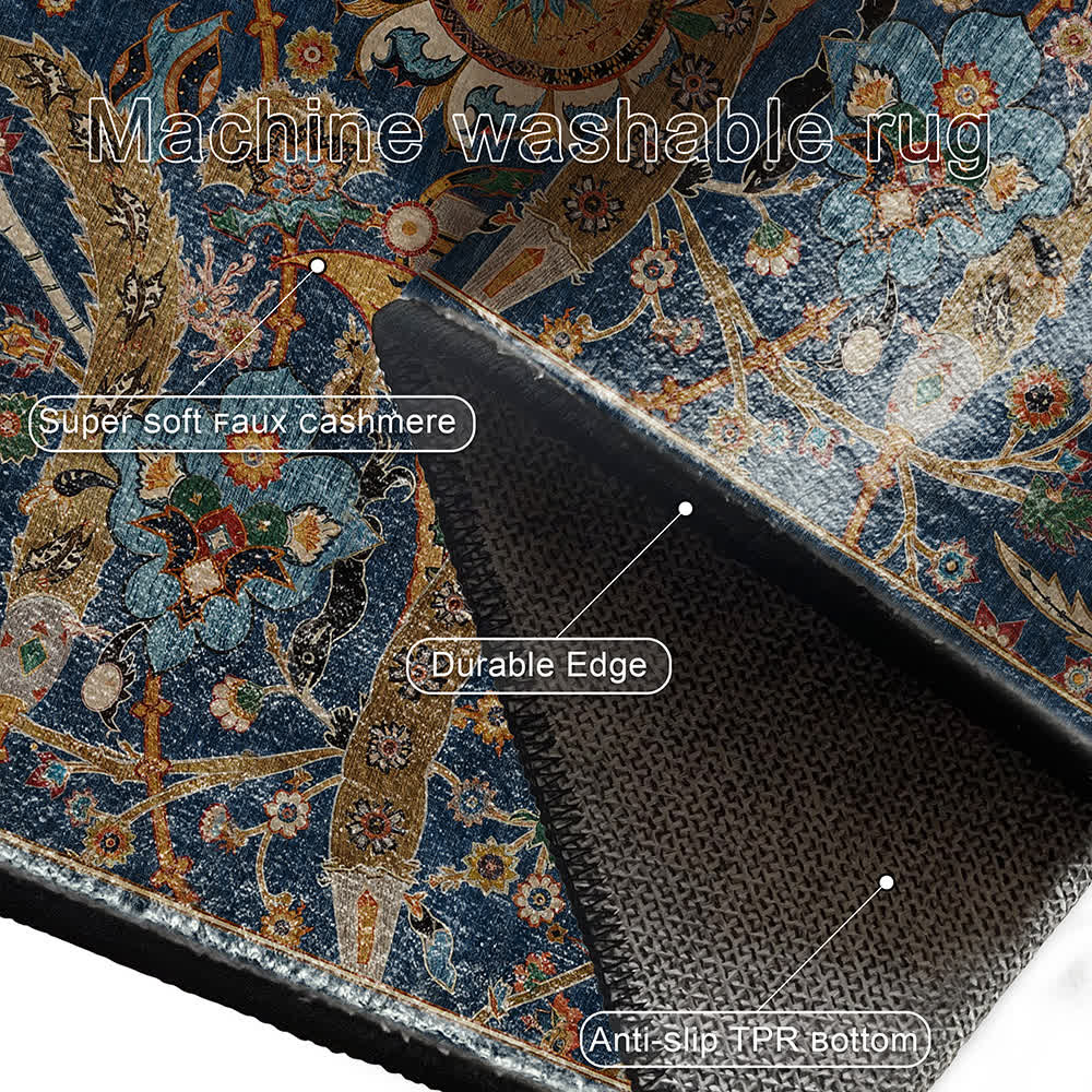 Persian Bohemia Washable Soft Anti-slip Area Rug - image 6