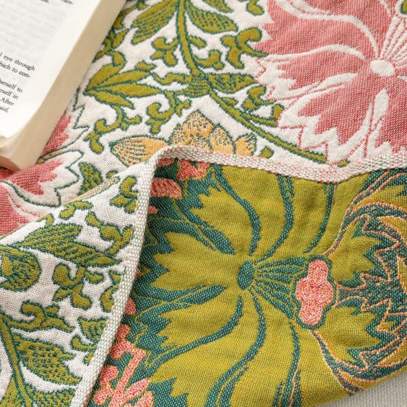 Pastoral Floral Pure Cotton Gauze Absorbent Bath Towel - image 8