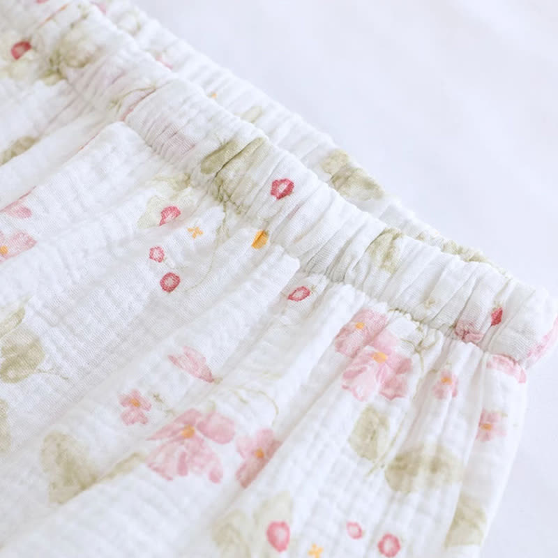 Cherry Blossom Flutter Sleeve Loungewear Set - image 5