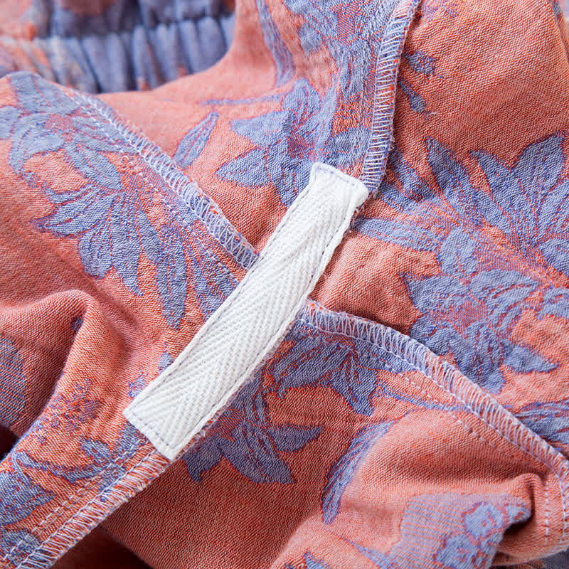 Oriental Lily Cotton Gauze Sleepwear Set - image 12