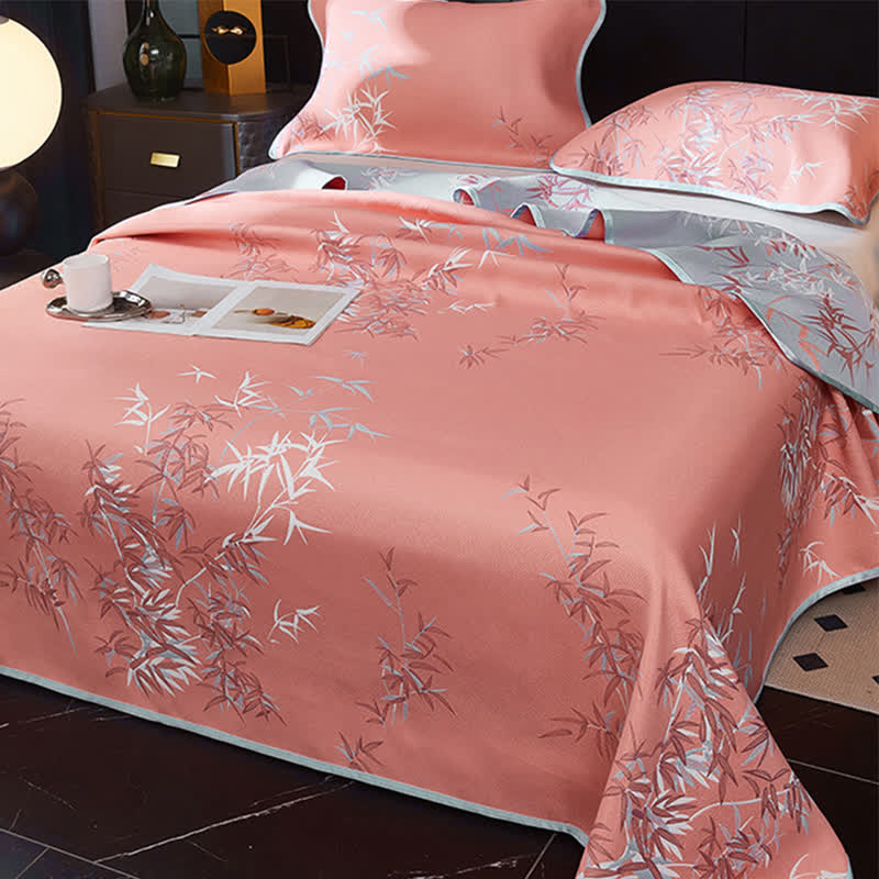 Cooling Reversible Rural Bamboo Coverlet - image 7