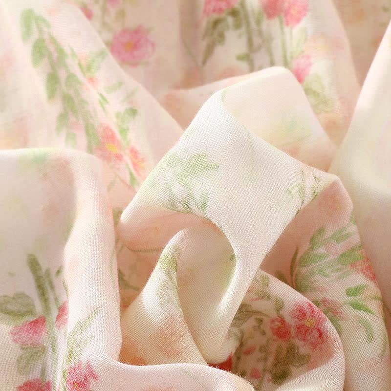 Pink Rose Padded Ruffle Sleeveless Nightwear - image 13