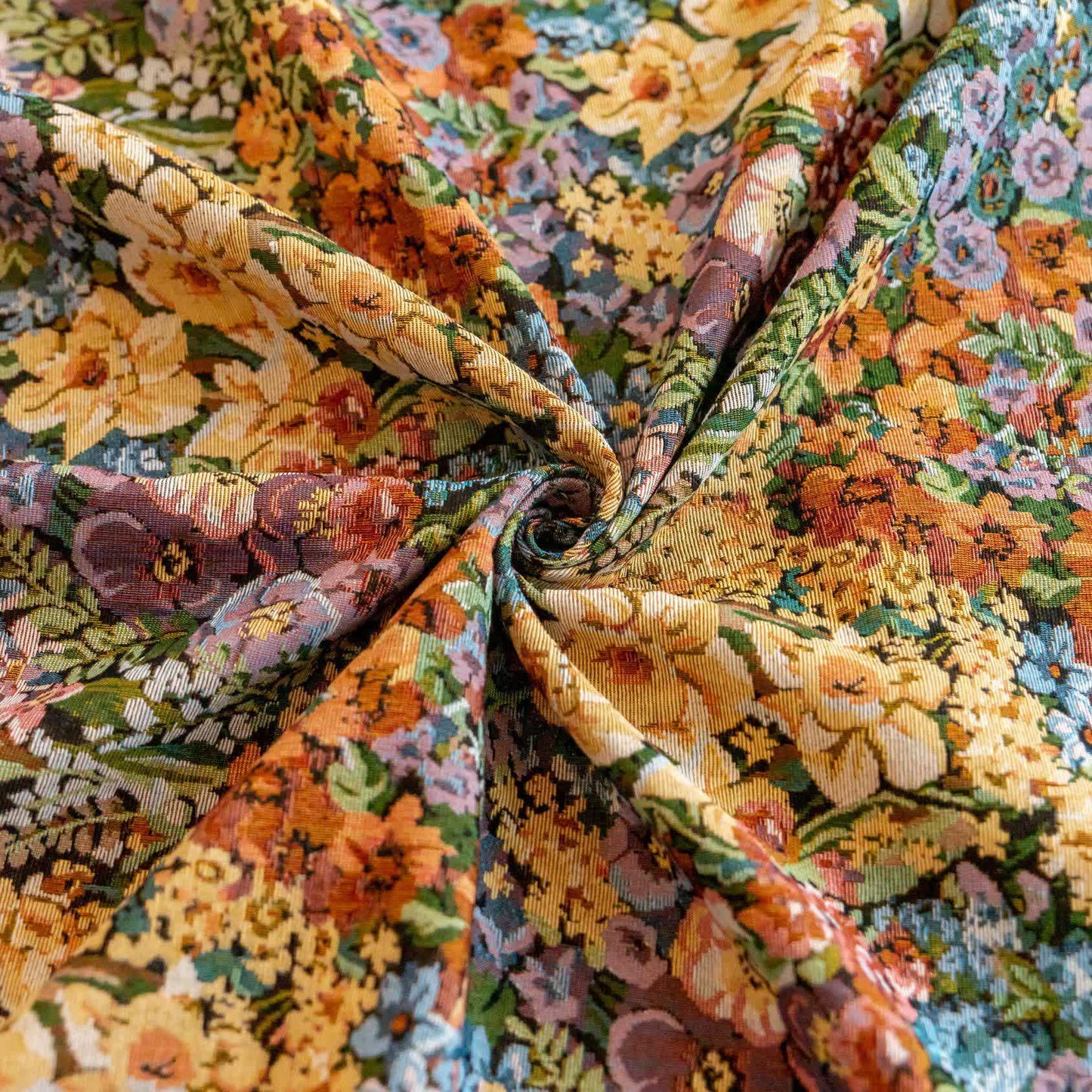 Luxurious Blooming Flowers Tassel Curtain - image 9