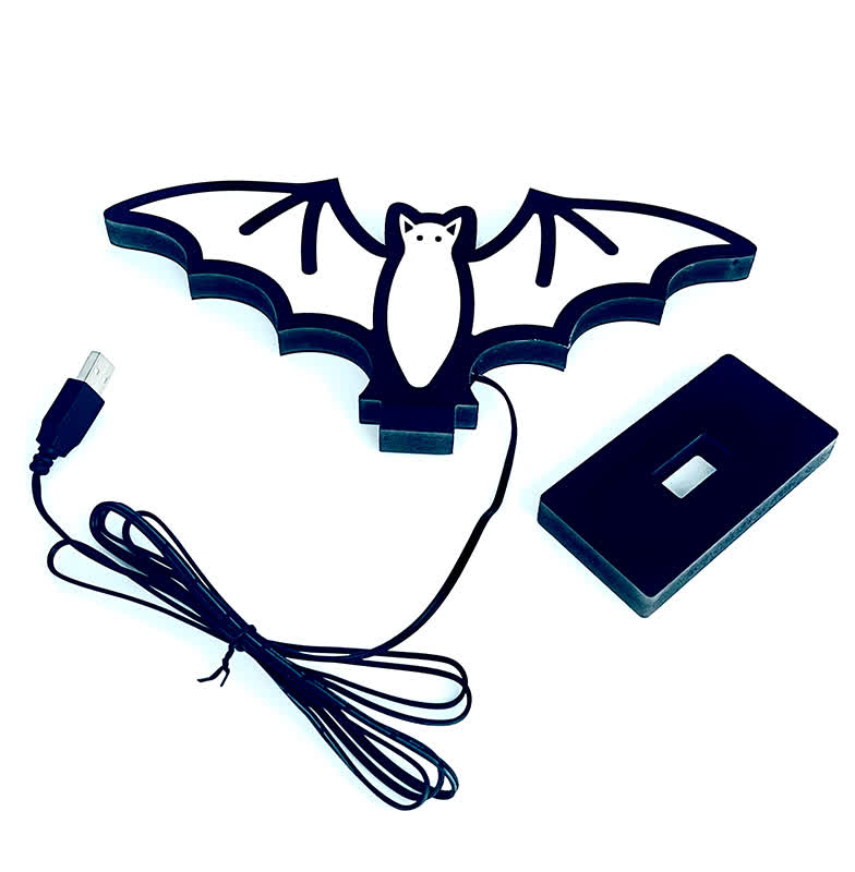 Halloween 3D Bat Infinity Lights - image 6