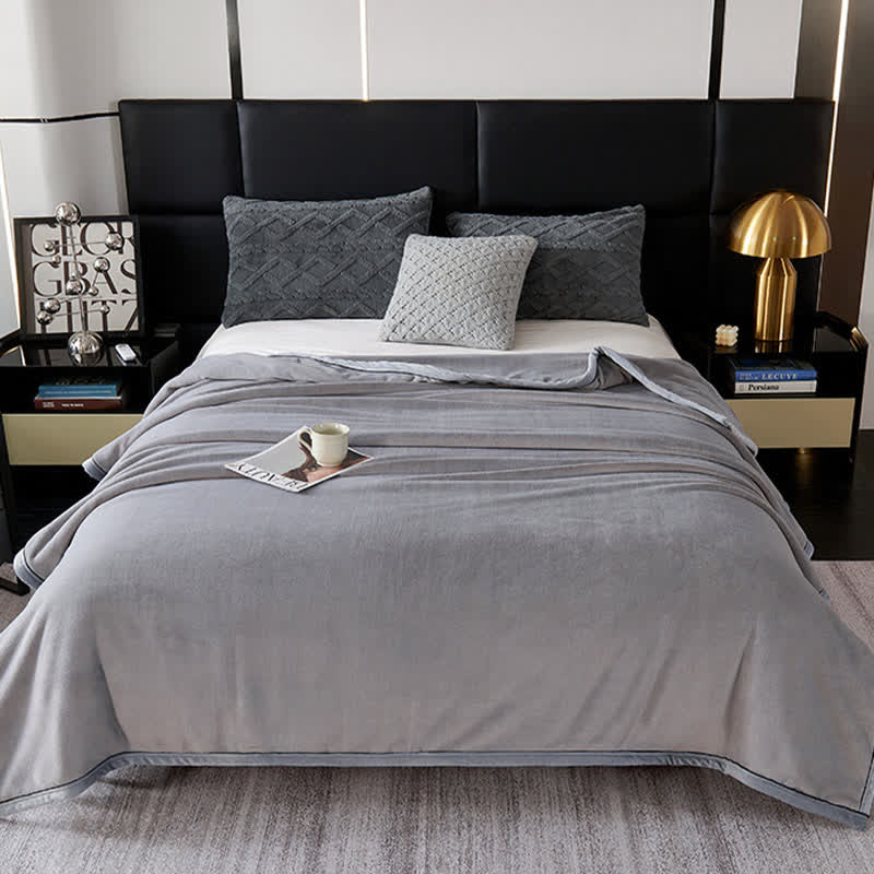 Minimalist Style Solid Color Blanket - image 21